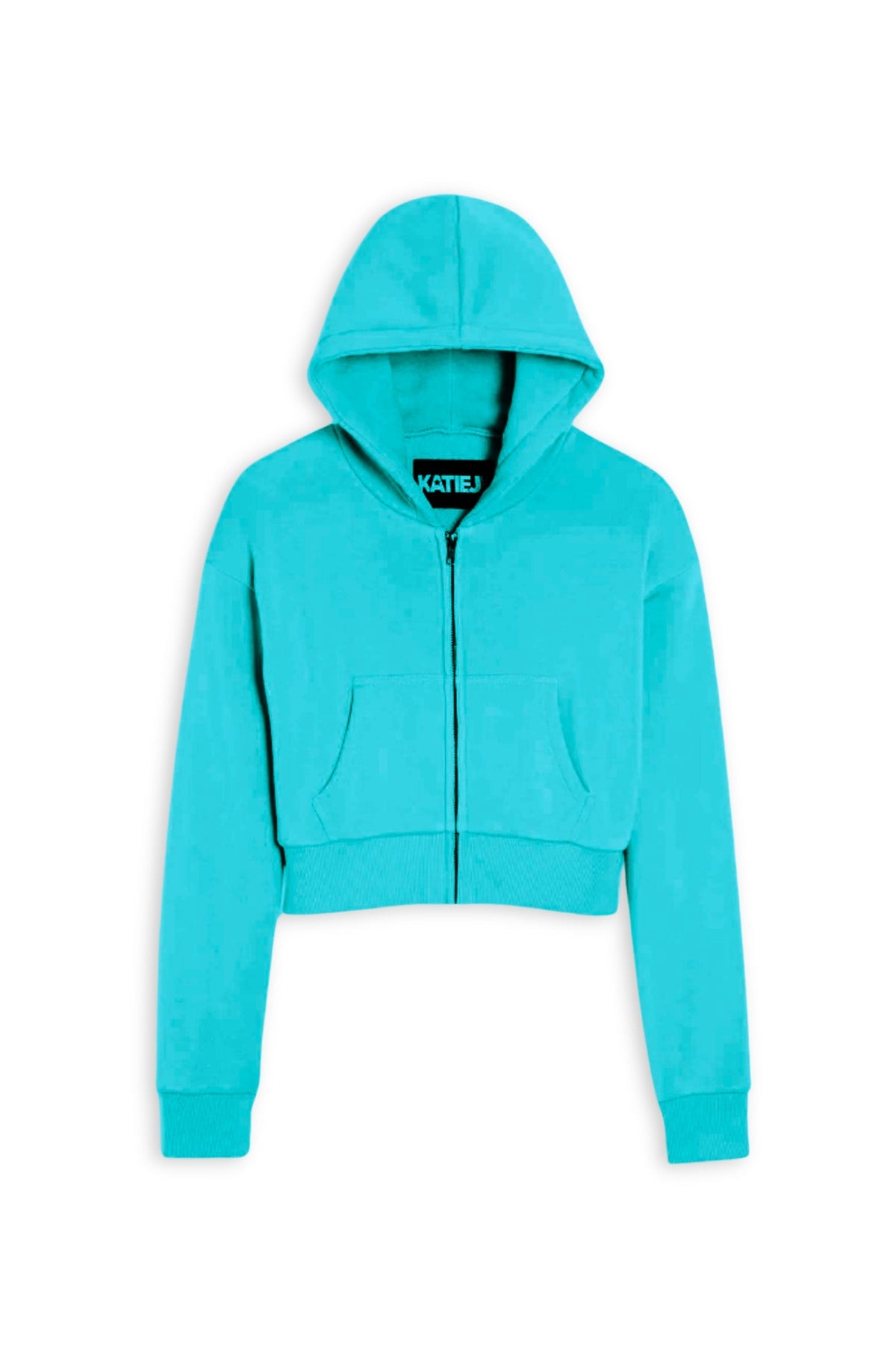 JUNIOR DYLAN ZIP CROP HOODIE - FINAL SALE