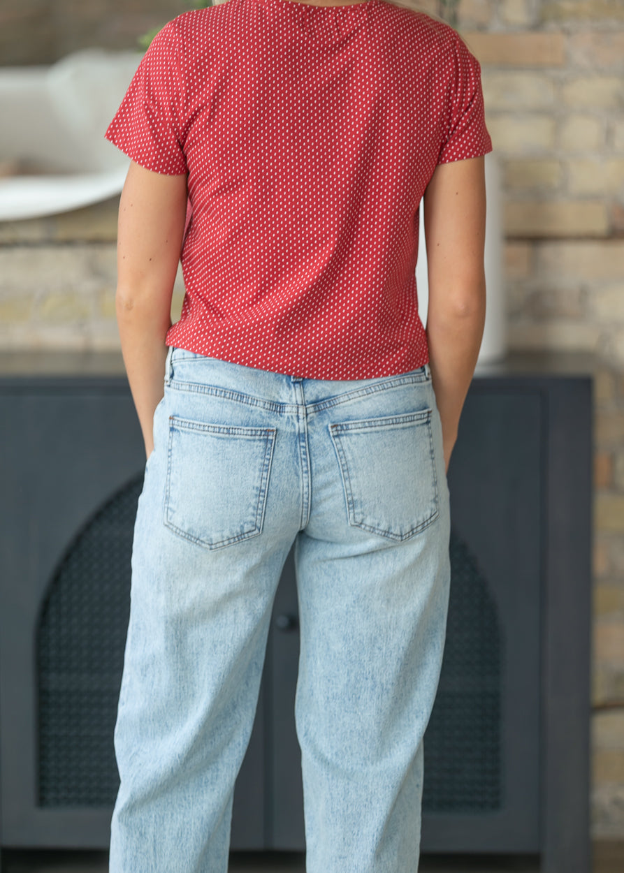 Kut From the Kloth® Selena Baggy Straight Leg Jeans