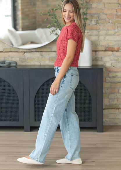 Kut From the Kloth® Selena Baggy Straight Leg Jeans