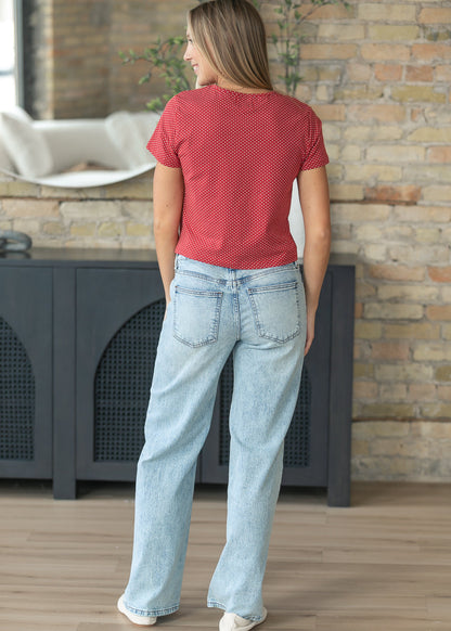 Kut From the Kloth® Selena Baggy Straight Leg Jeans