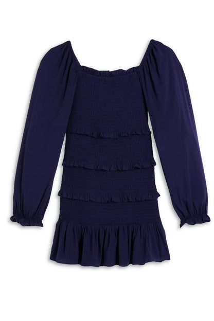TWEEN LAILA LONG SLEEVE SOLID DRESS
