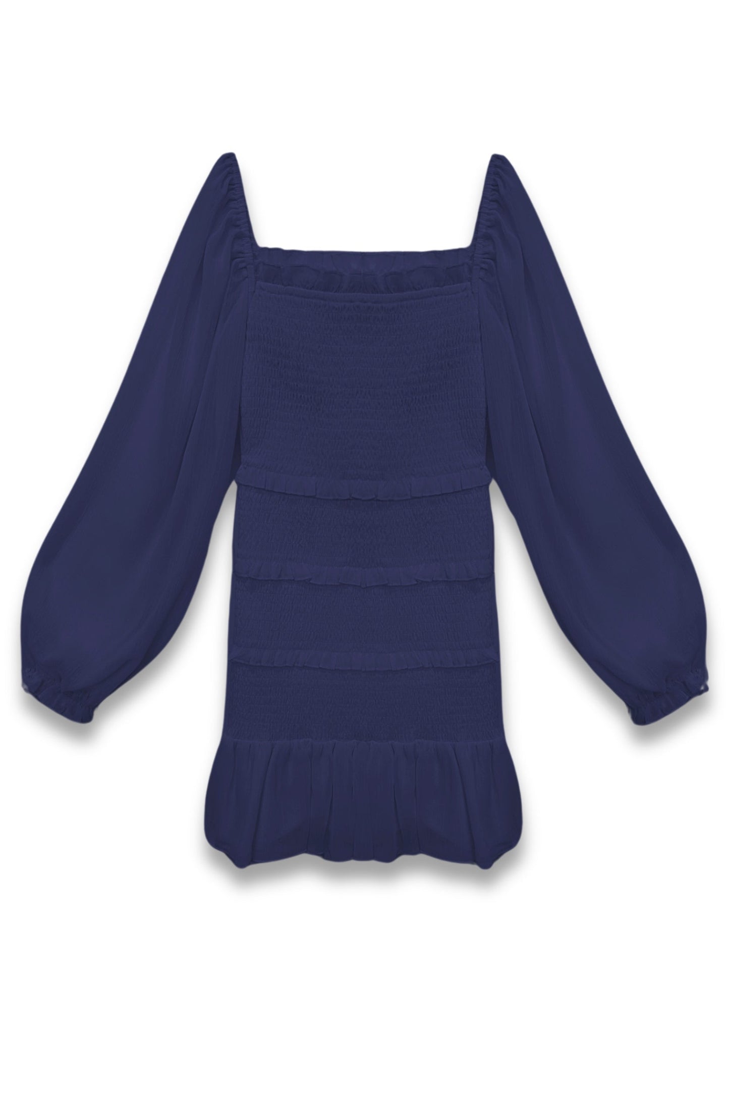 TWEEN LAILA SOLID DRESS WITH SHEER SLEEVES