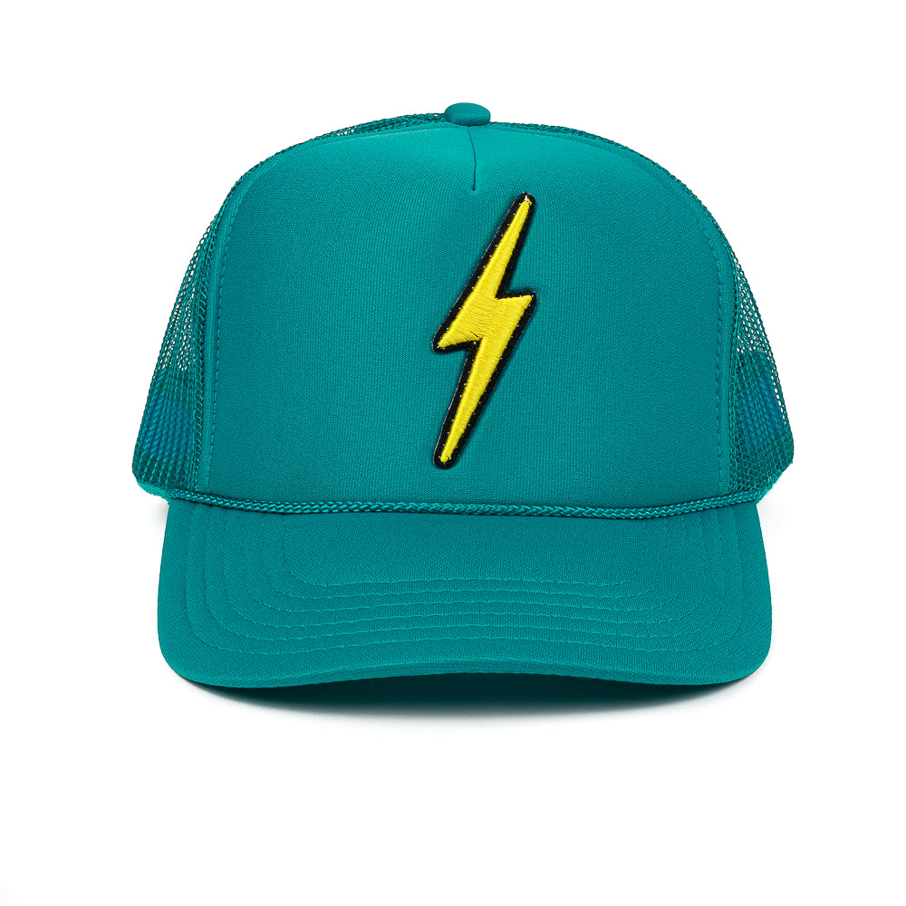 Local Beach Lightning Bolt Patch Trucker Hat