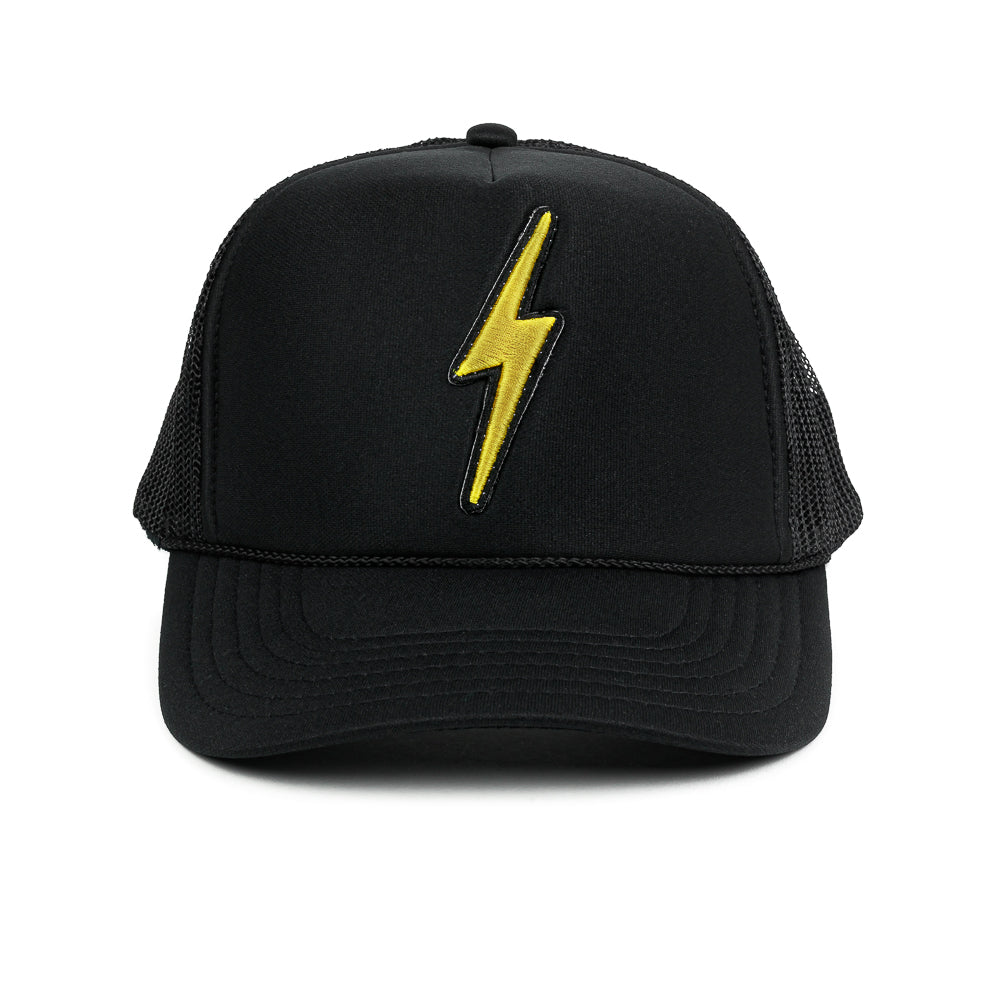 Local Beach Lightning Bolt Patch Trucker Hat