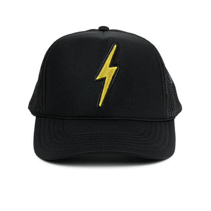 Local Beach Lightning Bolt Patch Trucker Hat