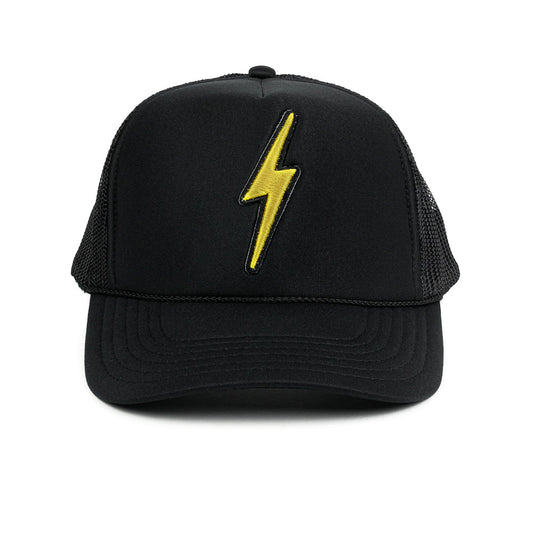 Local Beach Lightning Bolt Patch Trucker Hat