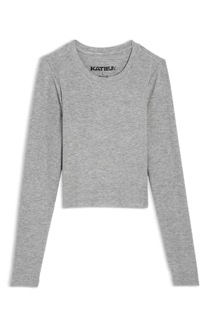 TWEEN LIVI LONG SLEEVE RIBBED TEE 2.0 (LONGER)