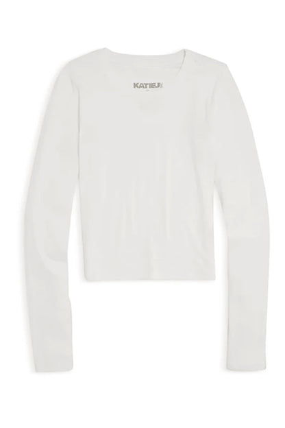 TWEEN LIVI LONG SLEEVE RIBBED TEE 2.0 (LONGER)