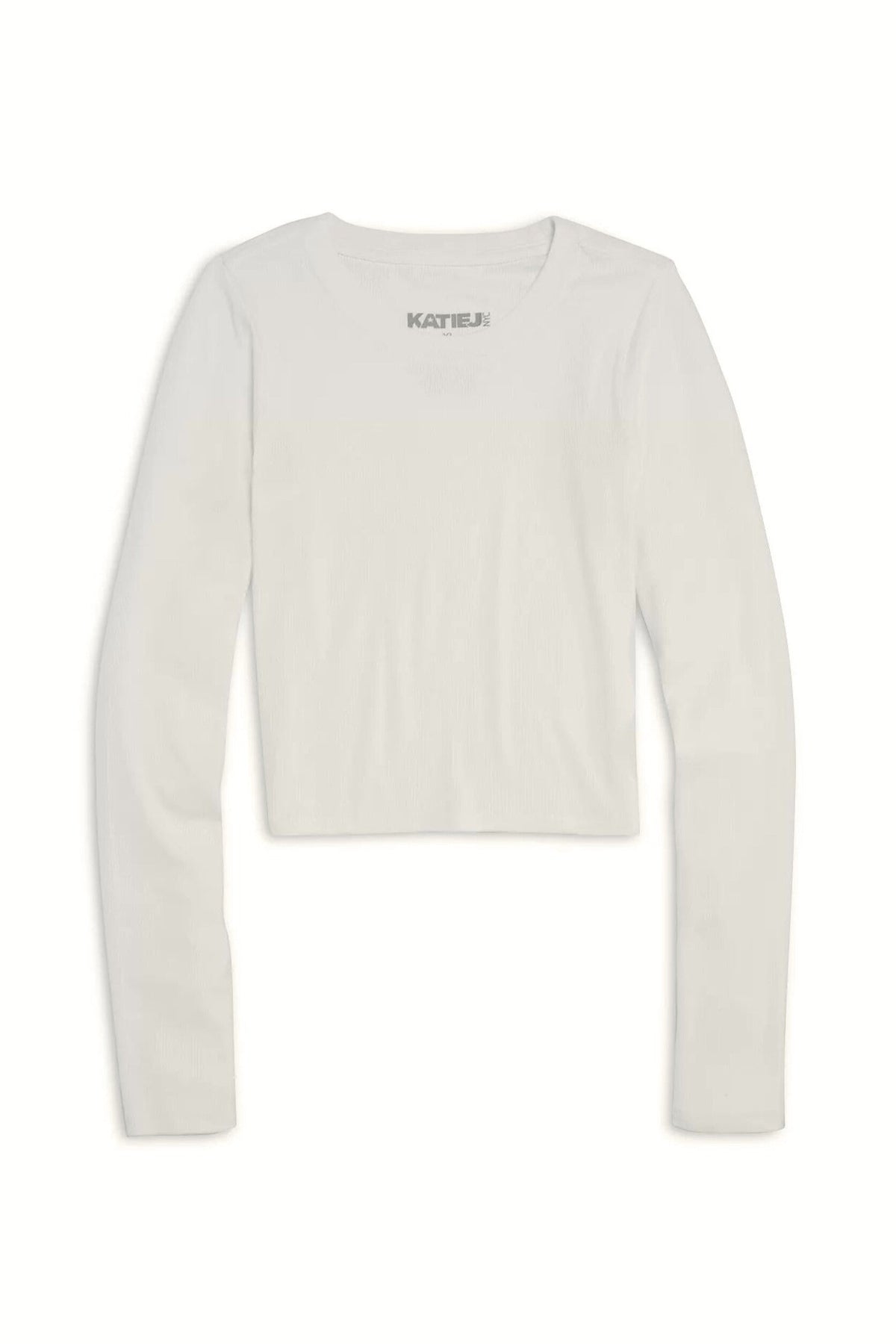 TWEEN LIVI SOLID RIBBED LONG SLEEVE TEE