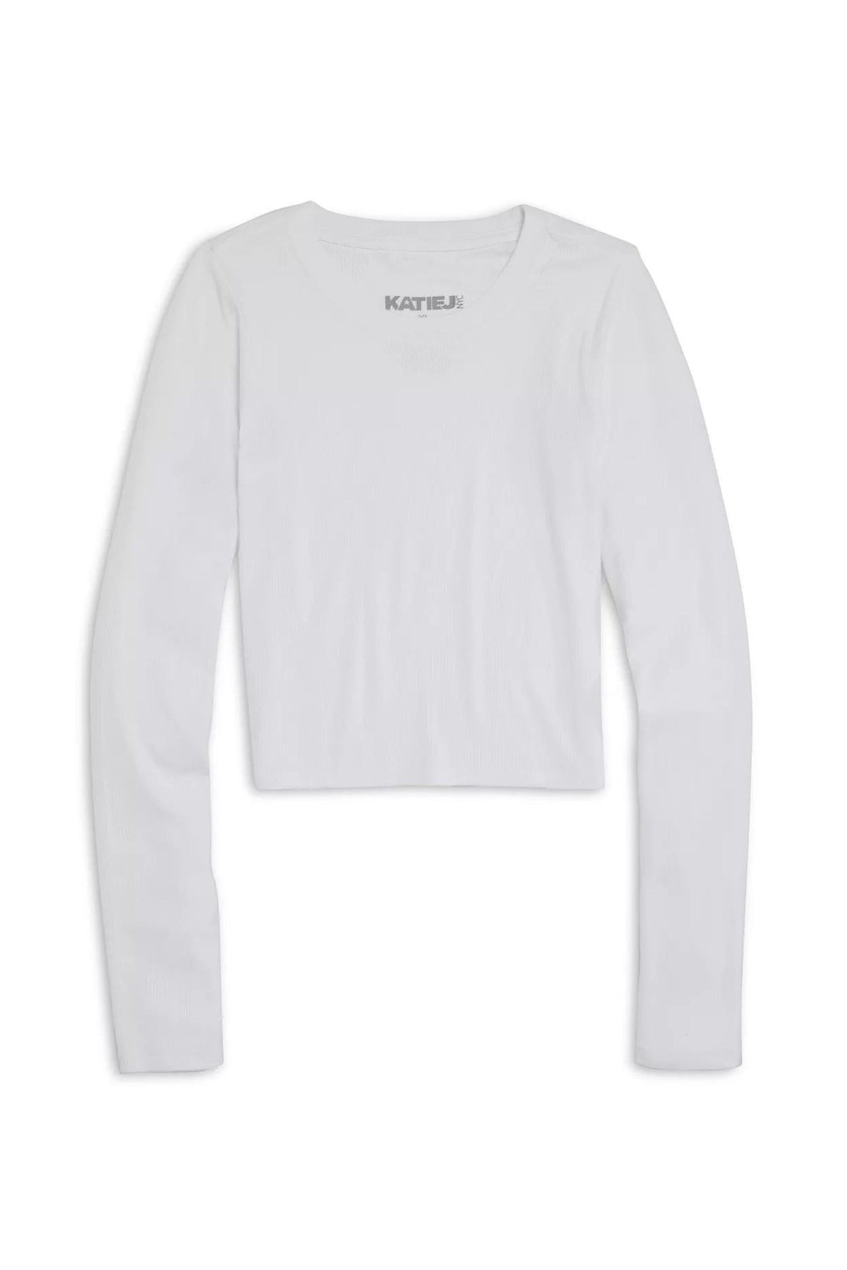 TWEEN LIVI SOLID RIBBED LONG SLEEVE TEE