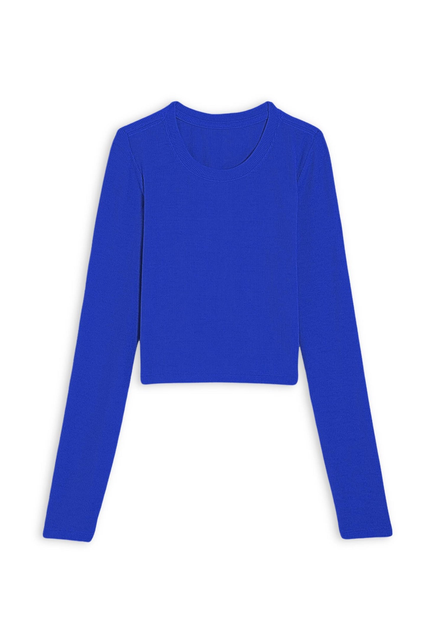 TWEEN LIVI SOLID RIBBED LONG SLEEVE TEE