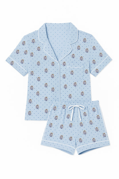 JUNIOR LYNN HOLIDAY SHORTS LOUNGE SET