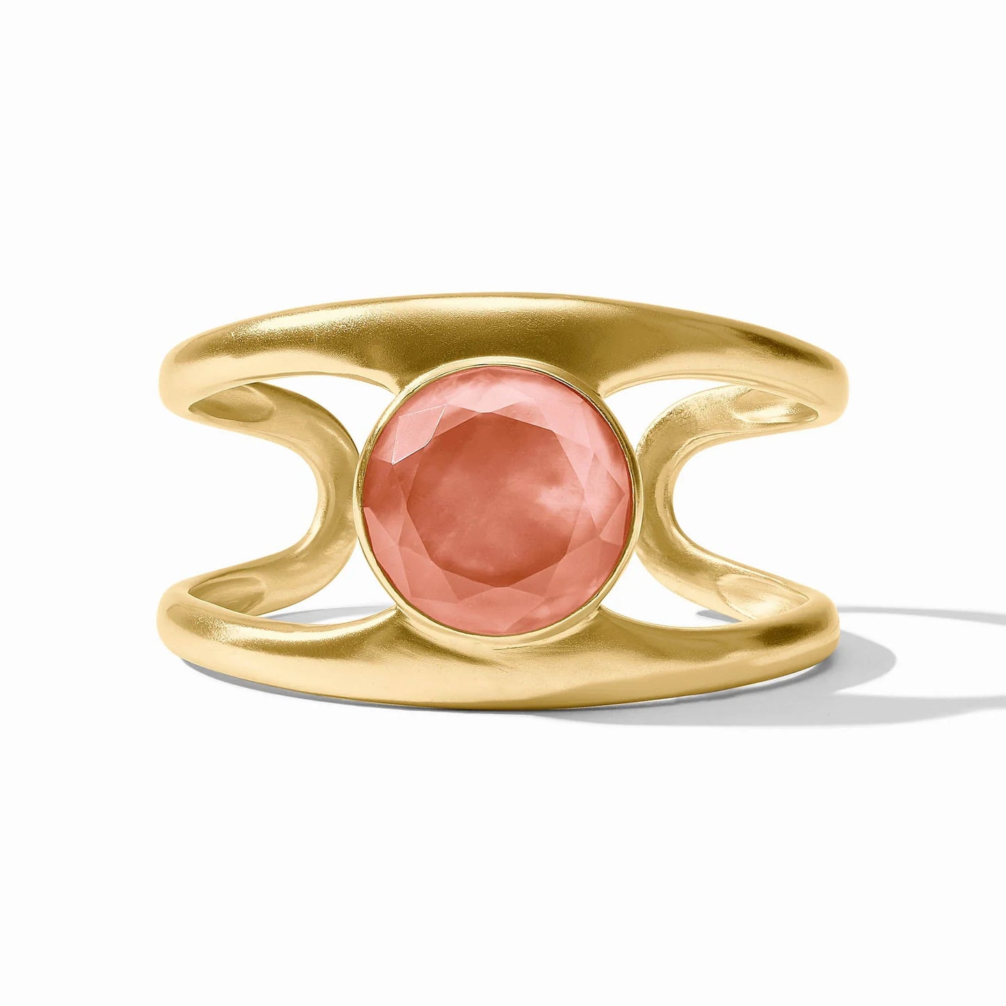 Laguna Stone Cuff - Iridescent Melon