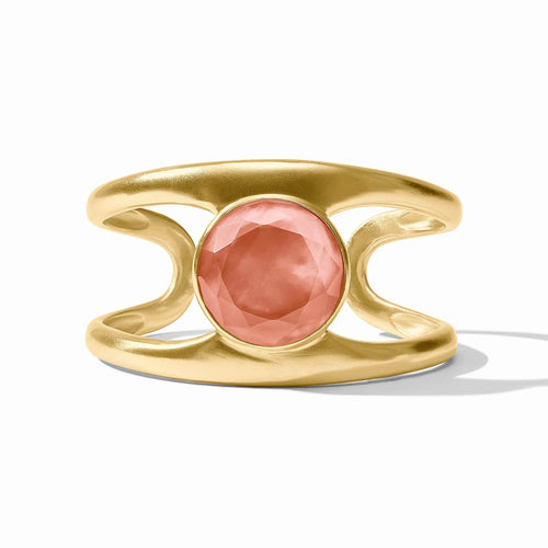 Laguna Stone Cuff - Iridescent Melon