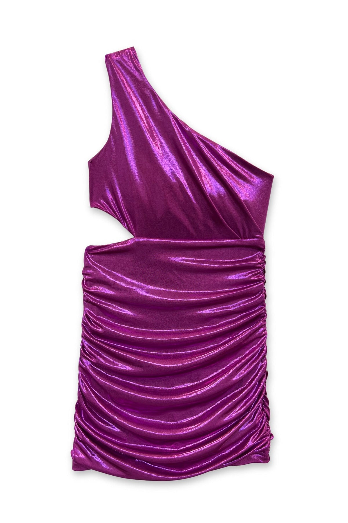 JUNIOR LITA GRECIAN ASSYMETRICAL DRESS - FINAL SALE