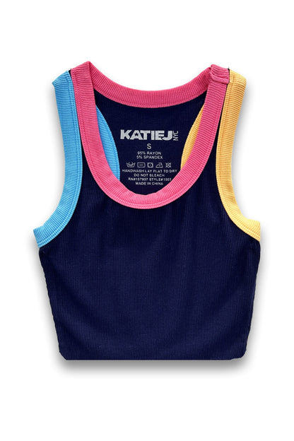 JUNIOR LIVI RIBBED TANK - FINAL SALE