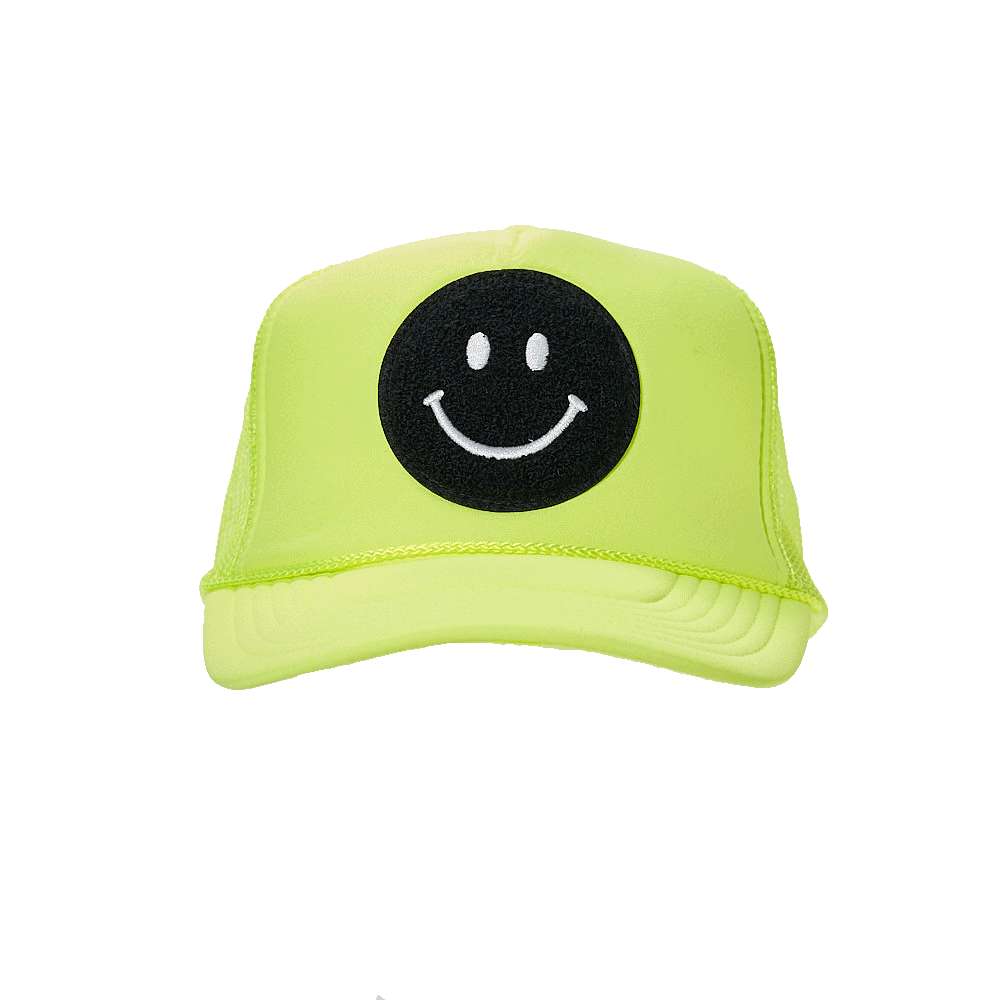 Local Beach Smiley Patch Trucker Hat