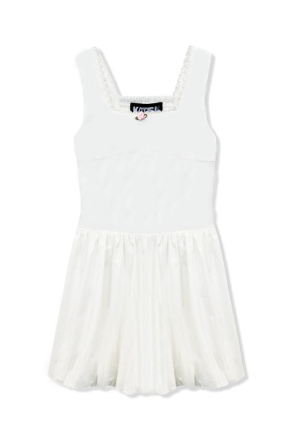 JUNIOR ENOLA COTTON POPLIN BUBBLE DRESS