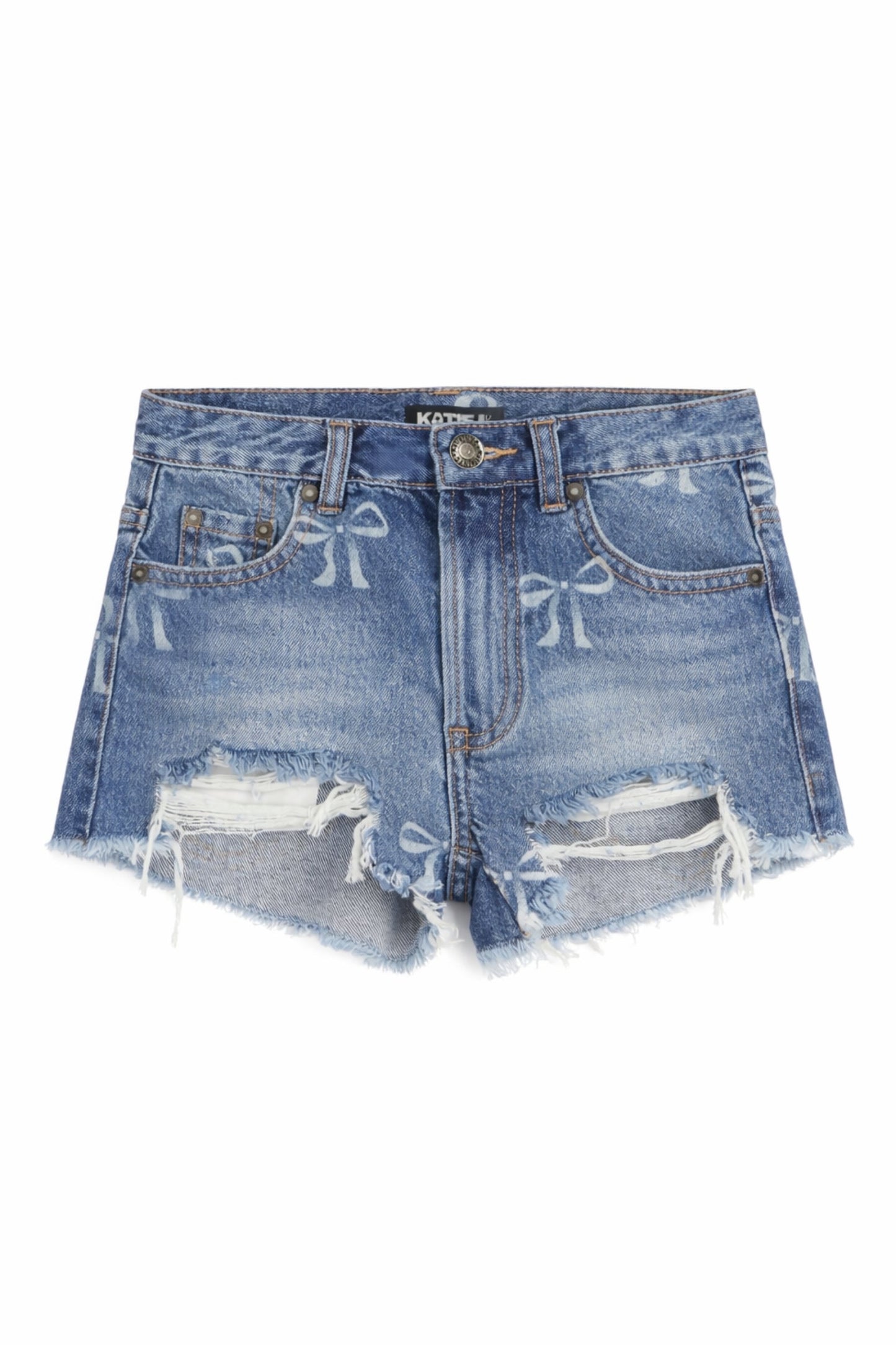 TWEEN MALIBU DISTRESSED SHORTS