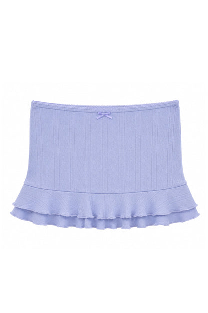 TWEEN MARINA SOLID JACQUARD SKIRT