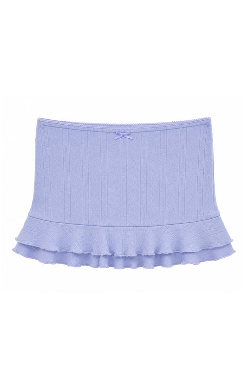 TWEEN MARINA SOLID JACQUARD SKIRT