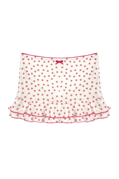 JUNIOR MARINA JACQUARD SKIRT - FINAL SALE