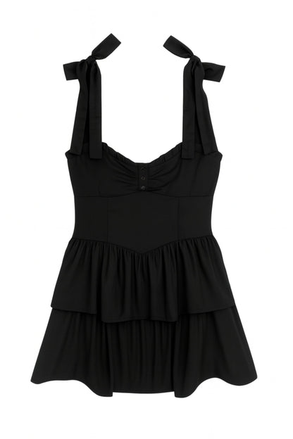 JUNIOR MASON SOLID DRESS