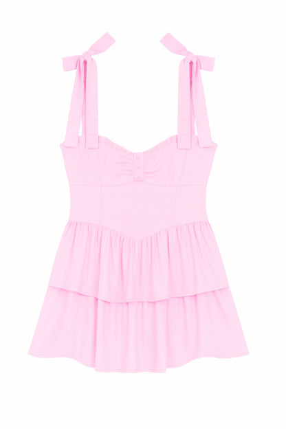 JUNIOR MASON SOLID DRESS