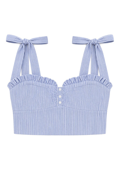 TWEEN MASON TIE SHOULDER TOP