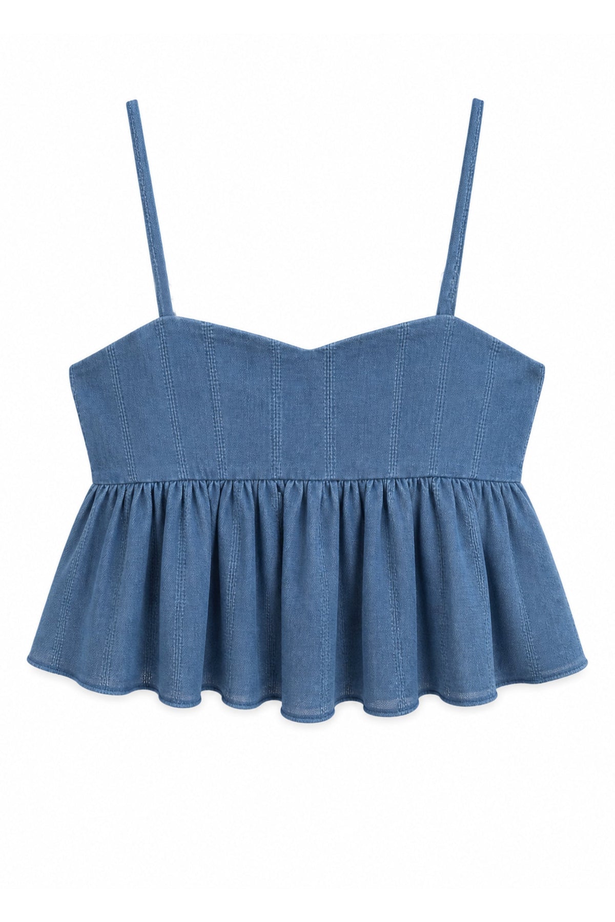 JUNIOR MEENA SOLID CROP TOP
