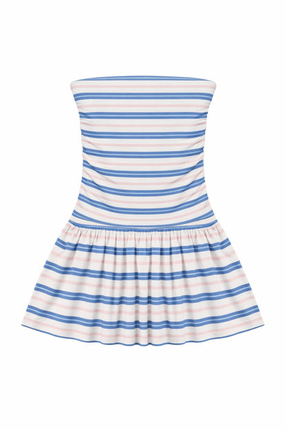 TWEEN MILO STRAPLESS DROP WAIST DRESS