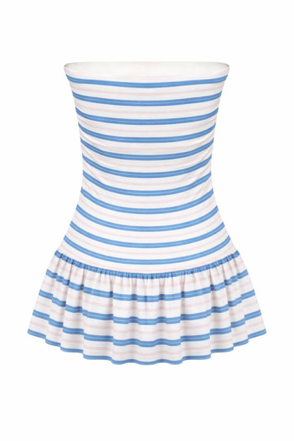 TWEEN MILO STRAPLESS DROP WAIST DRESS