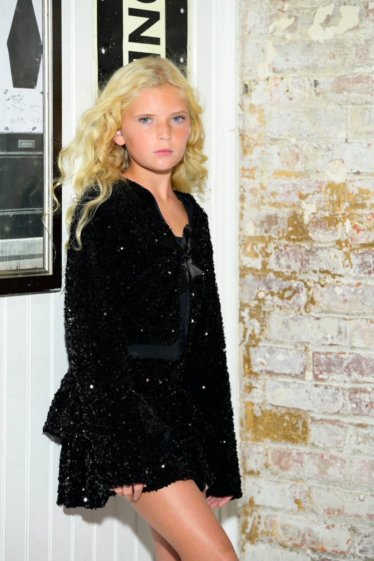 TWEEN MISHA SEQUIN RUFFLE SKIRT - FINAL SALE