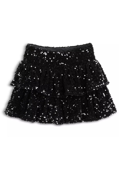 TWEEN MISHA SEQUIN RUFFLE SKIRT - FINAL SALE