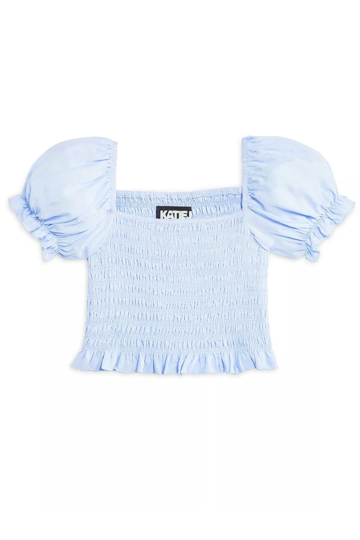 TWEEN MARLEE SOLID PUFF SLEEVE TOP