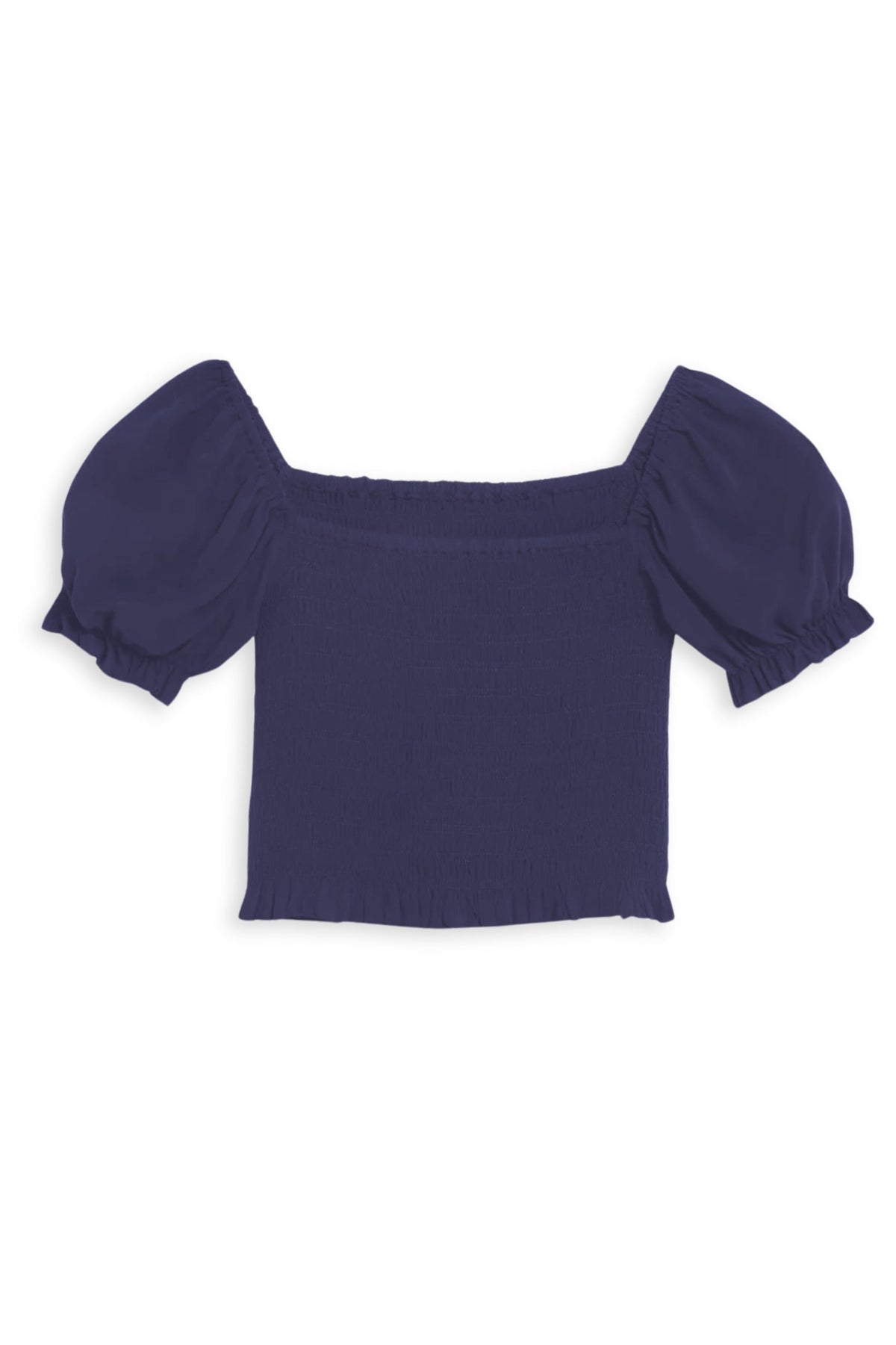 TWEEN MARLEE SOLID PUFF SLEEVE TOP