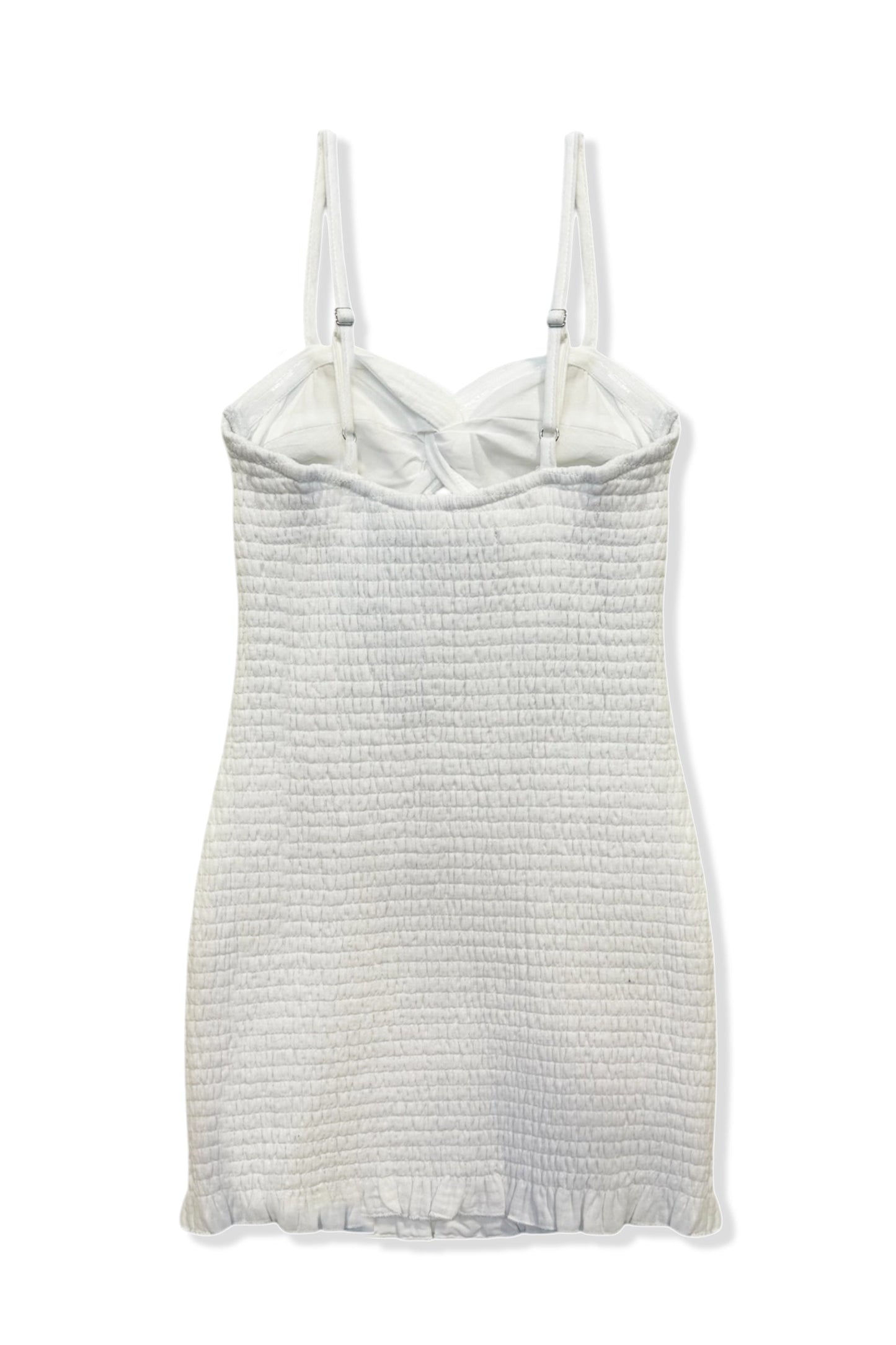 JUNIOR NAYLA GAUZE CUTOUT SMOCKED DRESS
