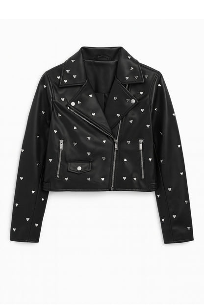 TWEEN NICKS STUDDED MOTO JACKET