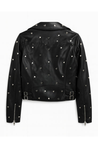 TWEEN NICKS STUDDED MOTO JACKET