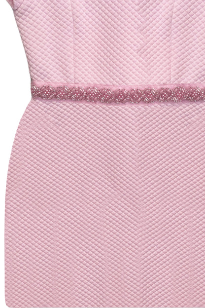 TWEEN SYLVIE STRETCH QUILTED DRESS W/ BEADED WAIST