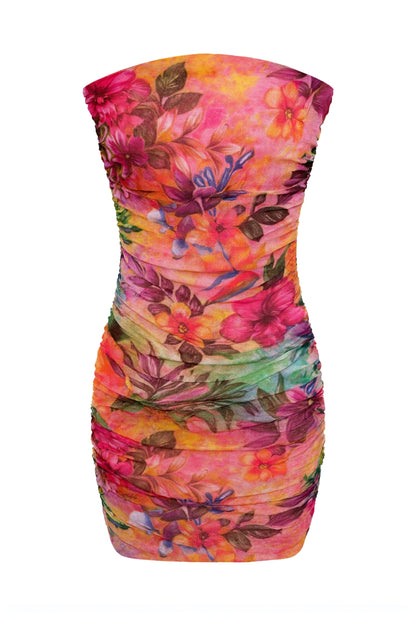 TWEEN PAMELA PRINTED MESH DRESS