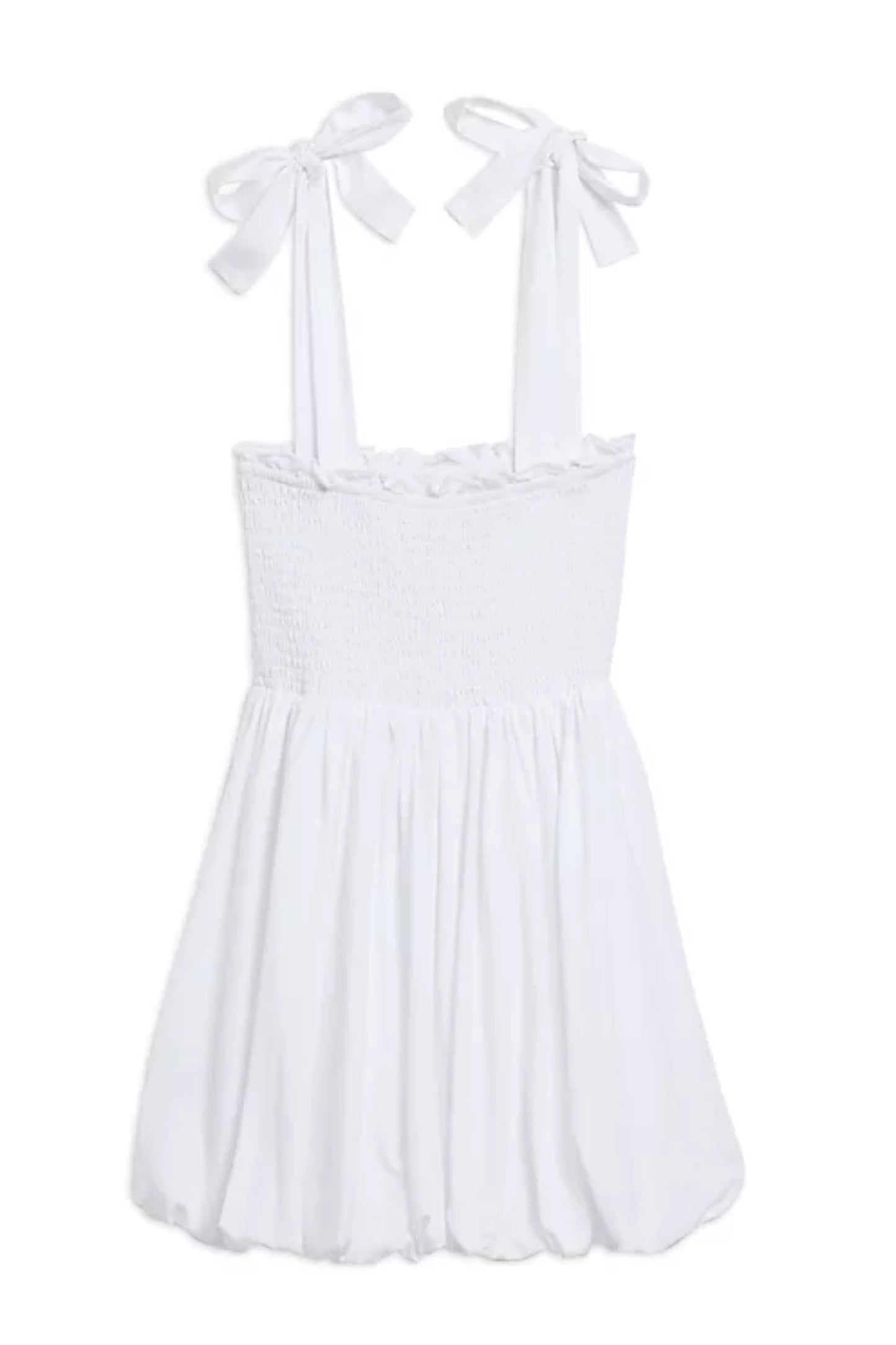 TWEEN PENELOPE SOLID TIE SHOULDER BUBBLE DRESS - FINAL SALE