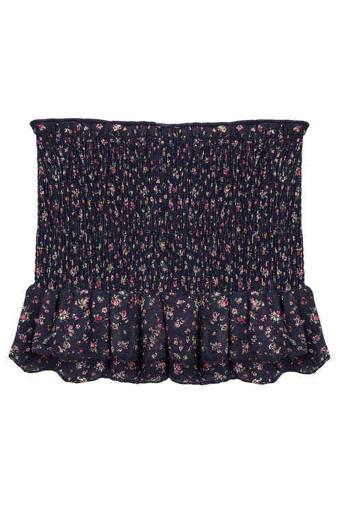 JUNIOR POSIE PRINTED DROP WAIST SMOCKED SKIRT - FINAL SALE