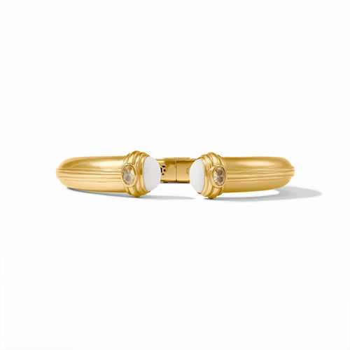 Portofino Cuff - White Jade