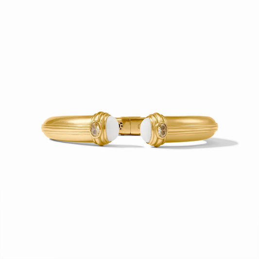 Portofino Cuff - White Jade