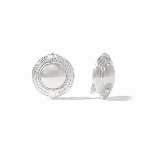 Portofino Statement Clip - Silver