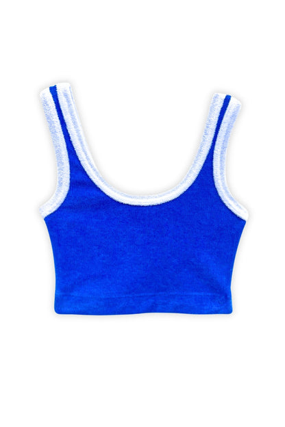 JUNIOR MARGOT TERRY CLOTH RETRO TANK - FINAL SALE