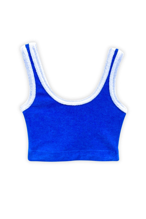 JUNIOR MARGOT TERRY CLOTH RETRO TANK - FINAL SALE