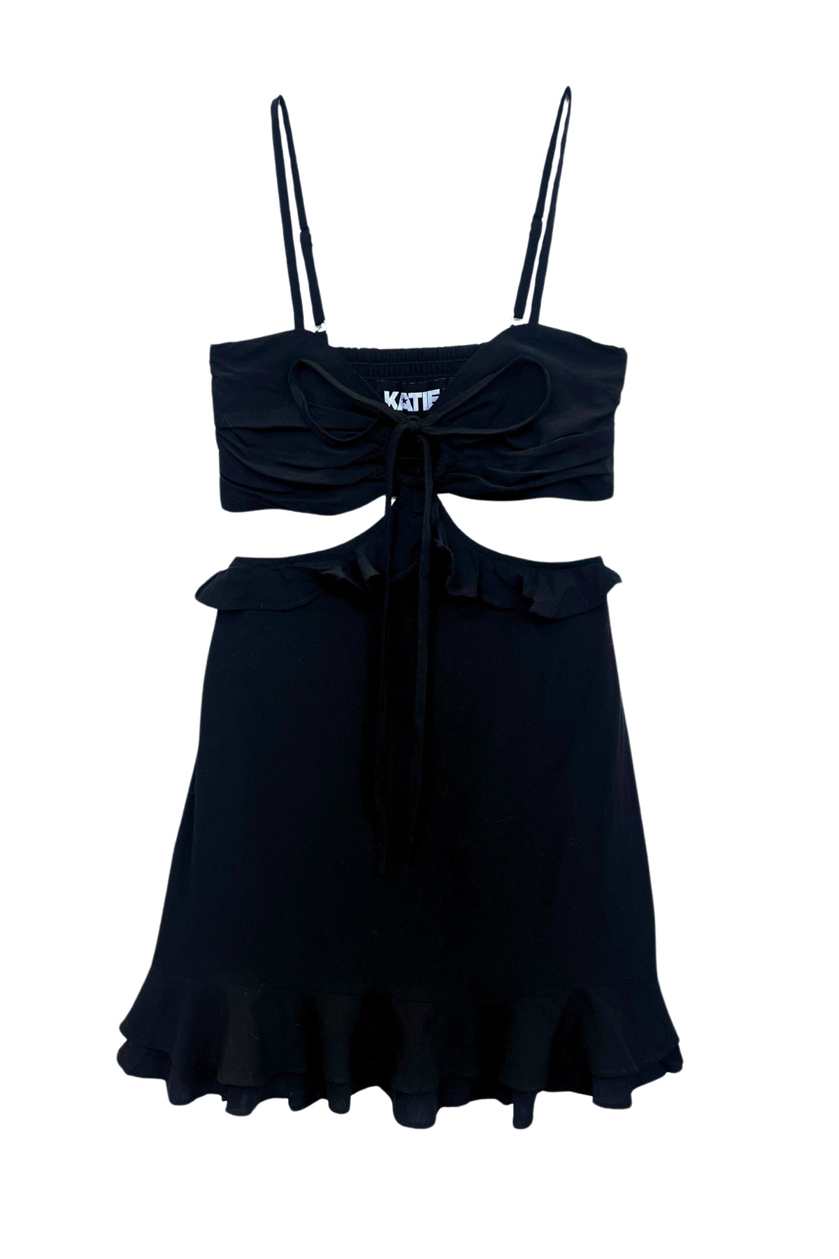 TWEEN ZARA CUTOUT SOLID DRESS - FINAL SALE