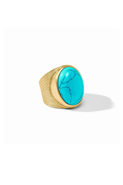 Verona Statement Ring - Turquoise Blue - 7